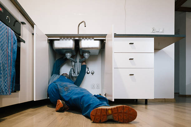Professional Drain Cleaning technician working in Little Hocking, OH